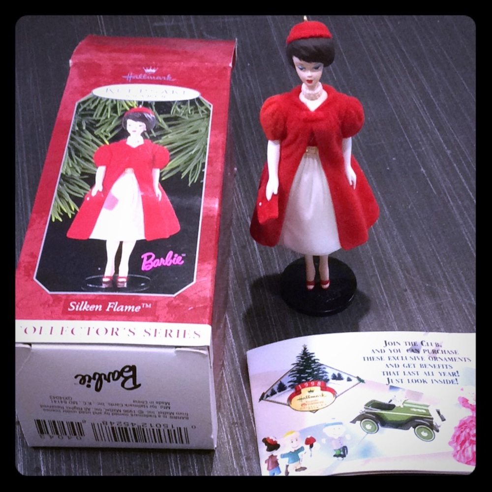 1998 Silken Flame Barbie #5 Hallmark